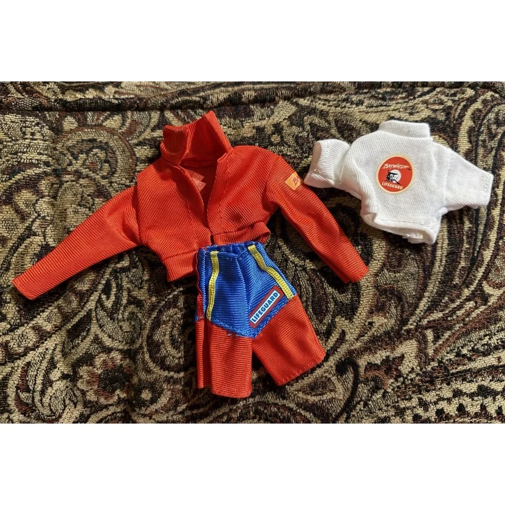 Vintage Baywatch Barbie 1994 Lifeguard Mattel 13199 3 Piece Set